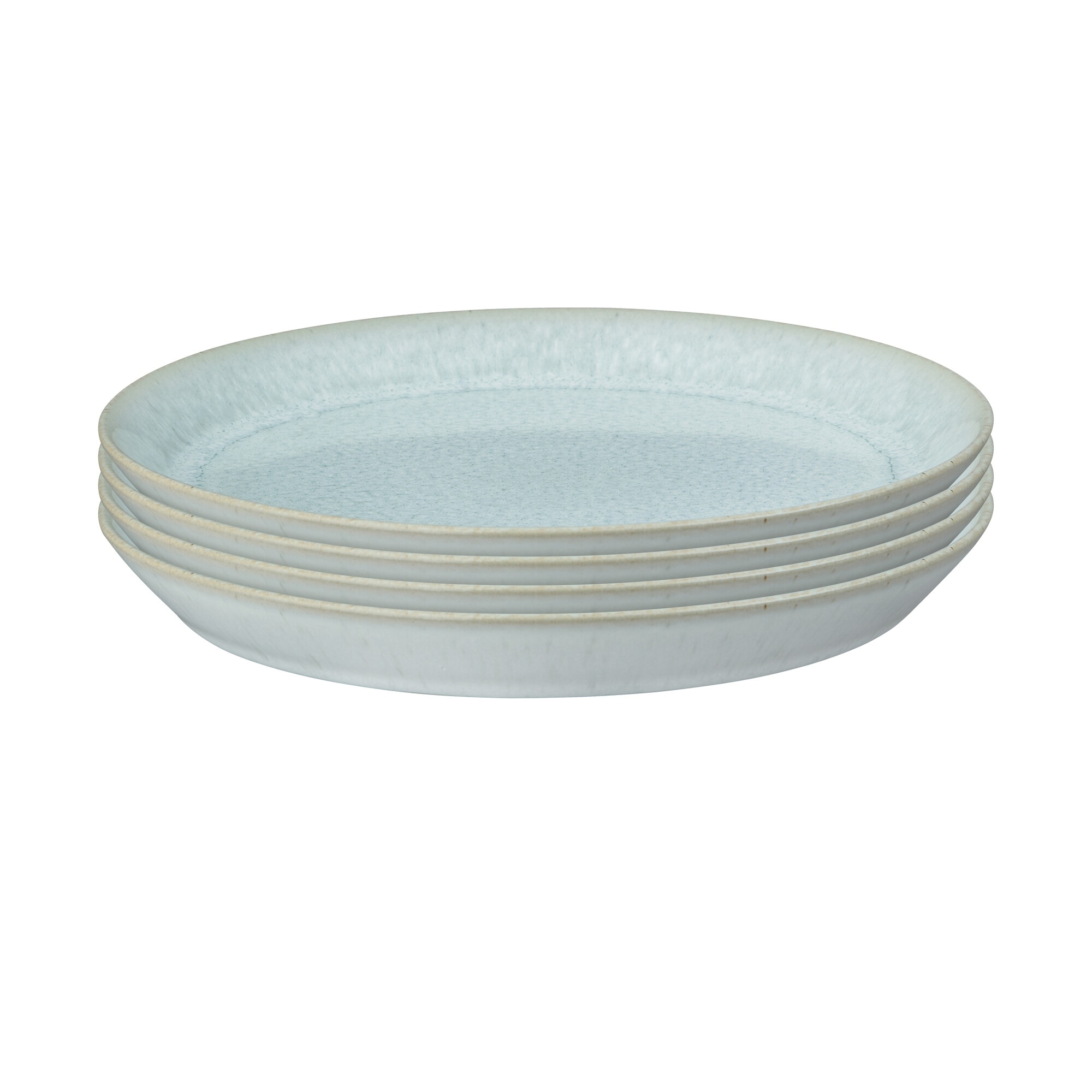 Product photograph of Kiln Green Set Of 4 Medium Plates from Denby Retail Ltd